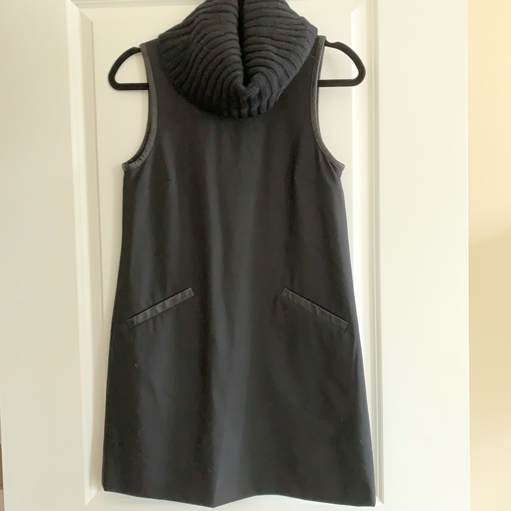 Theory Cowlneck Shift Pocket Sleeveless Dress sz 2 - Picture 1 of 5